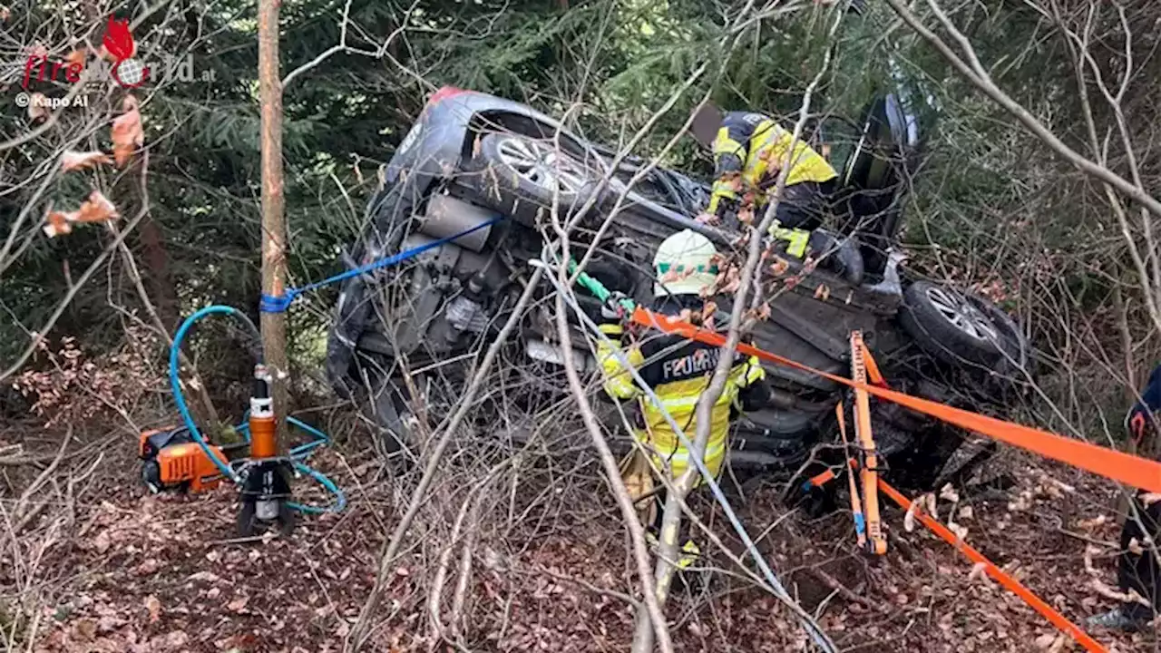 Schweiz: Lenker in Appenzell aus Auto im dichten Gestrüpp befreit