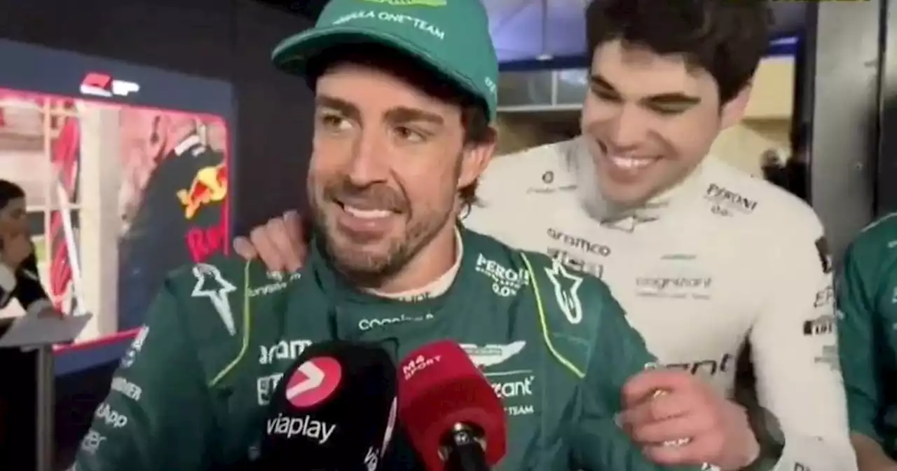 Fernando Alonso y la broma de Stroll: “¿Contento de no estar en Alpine, eh?” | VIDEO