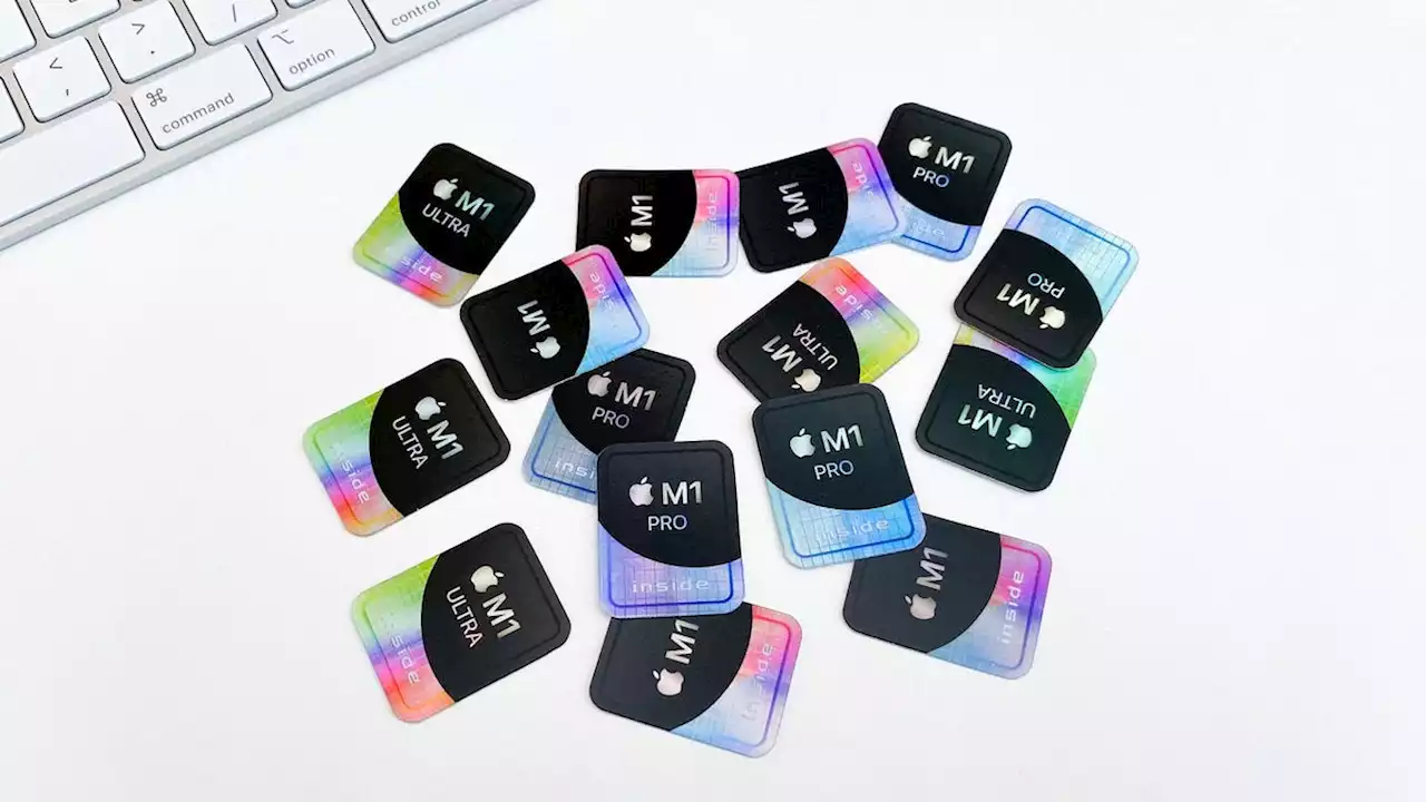 Make Your MacBook Look Like a Tacky Best Buy Netbook With Custom Holographic 'M1 Inside' CPU Stickers
