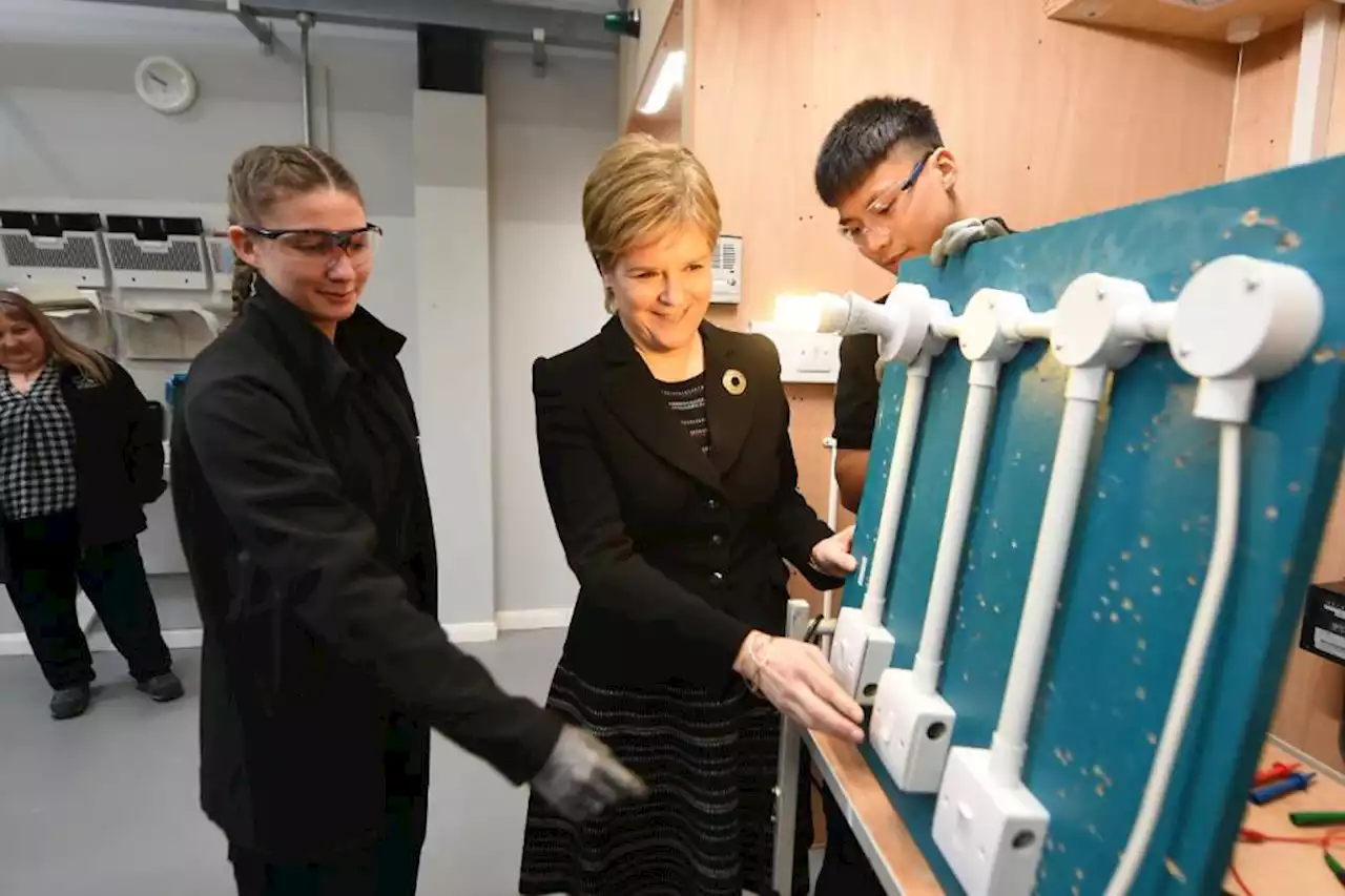 Nicola Sturgeon opens state-of-the-art training college in Glasgow