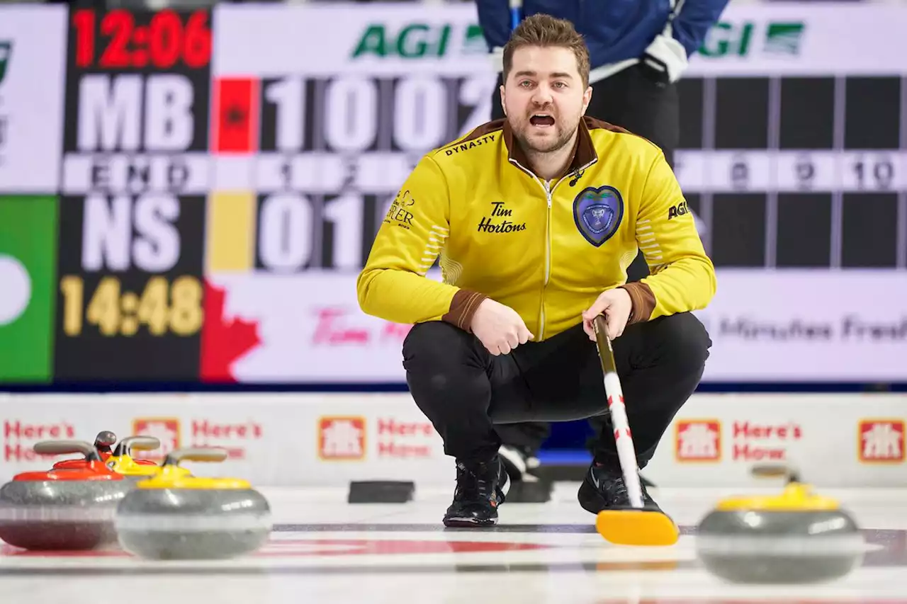 Manitoba’s Matt Dunstone downs Nova Scotia’s Matthew Manuel to remain unbeaten at Brier