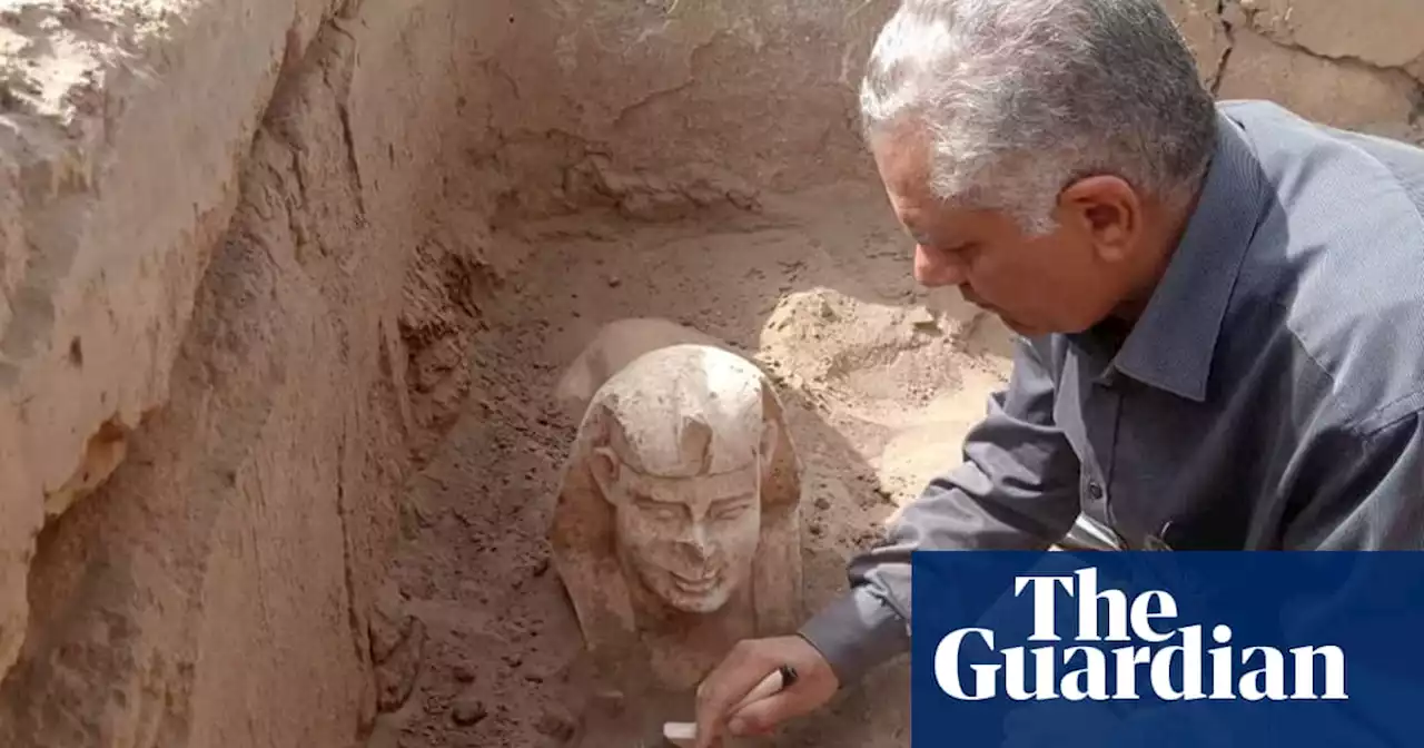 Sphinx-like statue and shrine discovered in southern Egypt