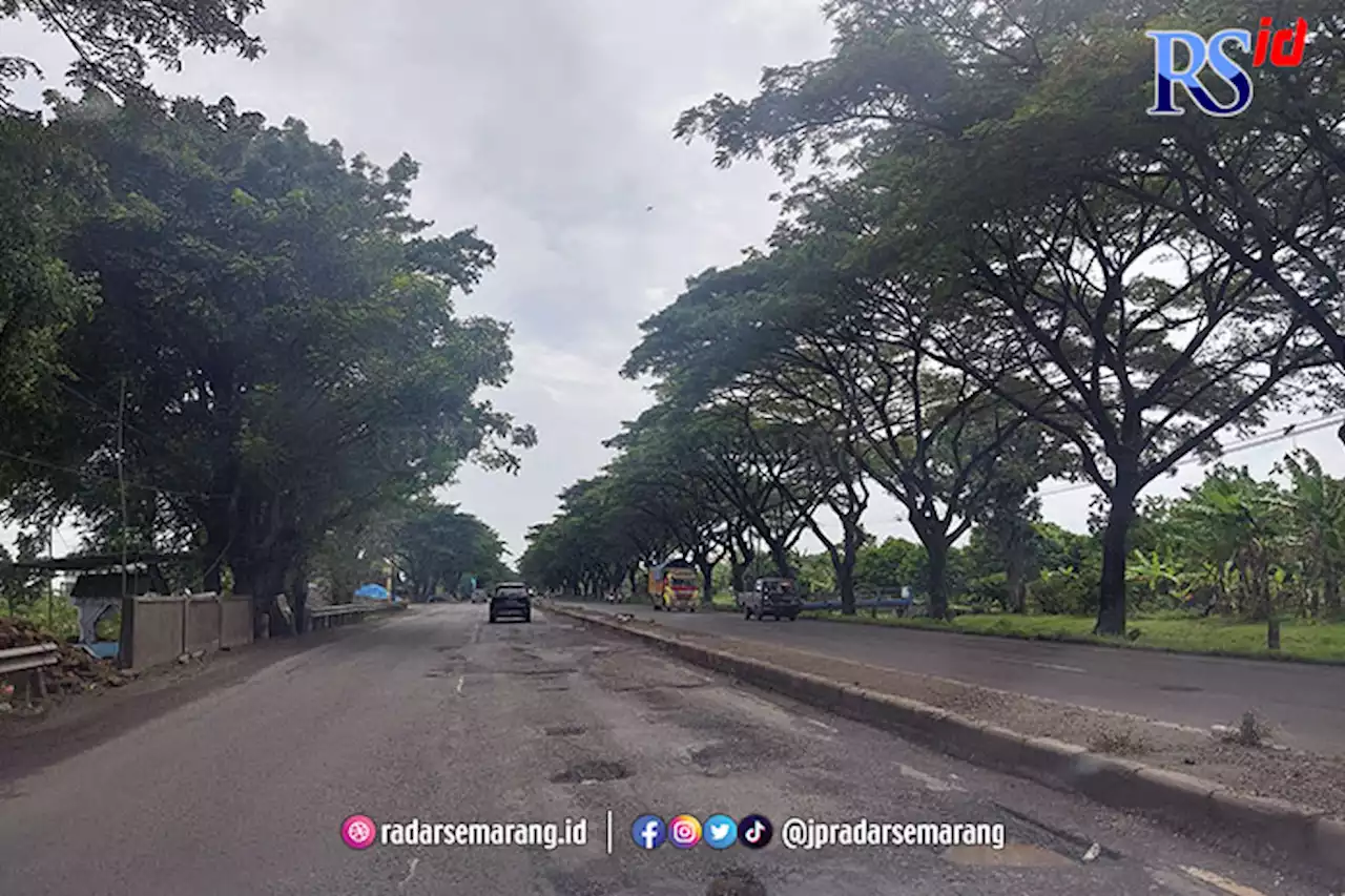 Perbaikan Jalan Rusak di Pantura Demak Dilakukan Setelah Lebaran