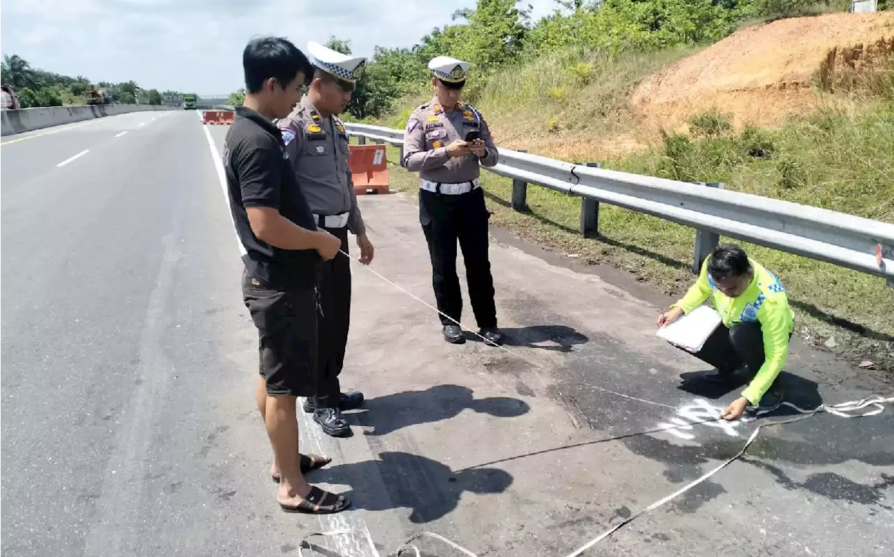 Tabrakan Maut di Tol Pekanbaru-Dumai, Satu Orang Tewas di Tempat