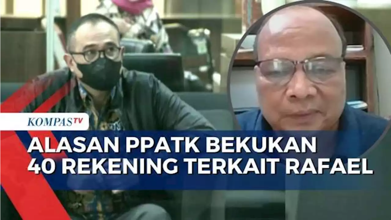 Uang Rp 500 Miliar Rafael Dibekukan, Mantan Kepala PPATK: Sudah Ada Uang Haramnya itu, Tinggal...