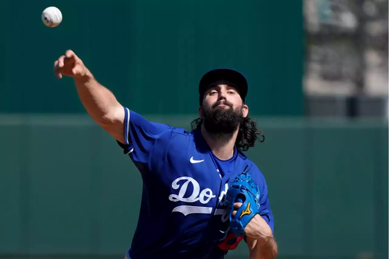 Dodgers pitcher Tony Gonsolin injures ankle, scratched from Wednesday start