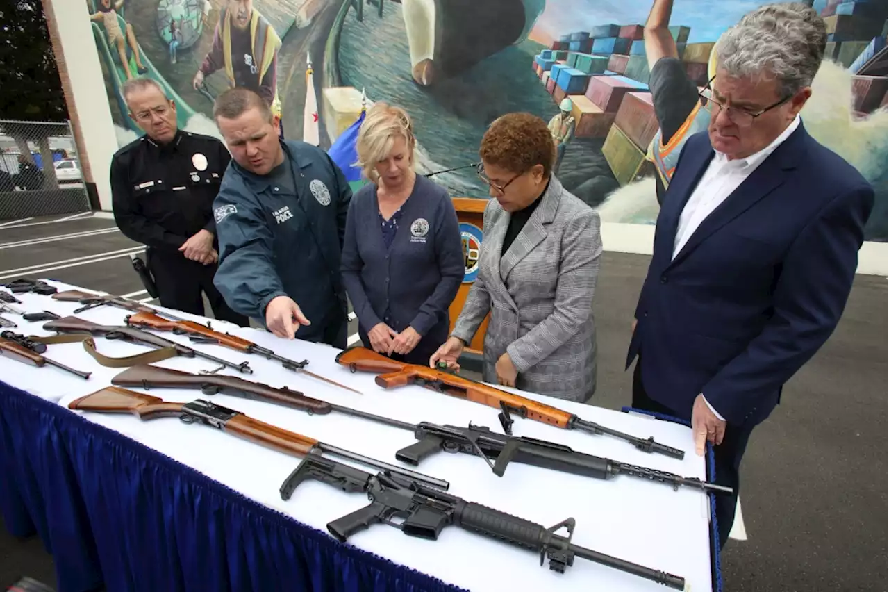 LA County, LAPD hold gun buyback in Wilmington on Saturday, March 4