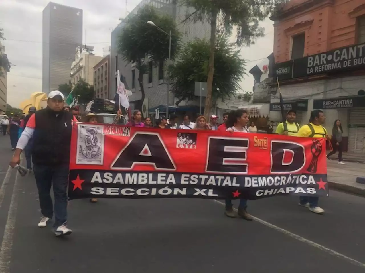 La Jornada: Magisterio estatal chiapaneco, el morado de la esperanza