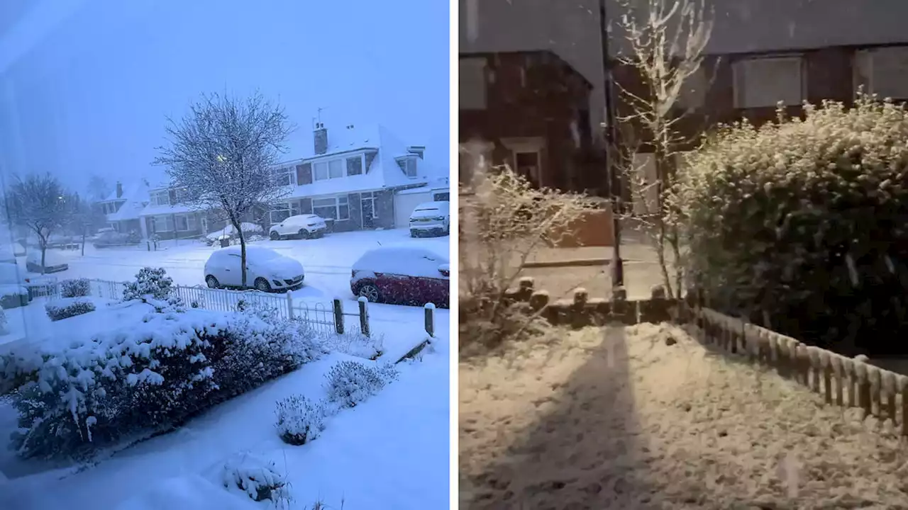 Brits wake up to snow after Arctic blast sparks travel chaos fears, with temperatures to drop as low as -15C