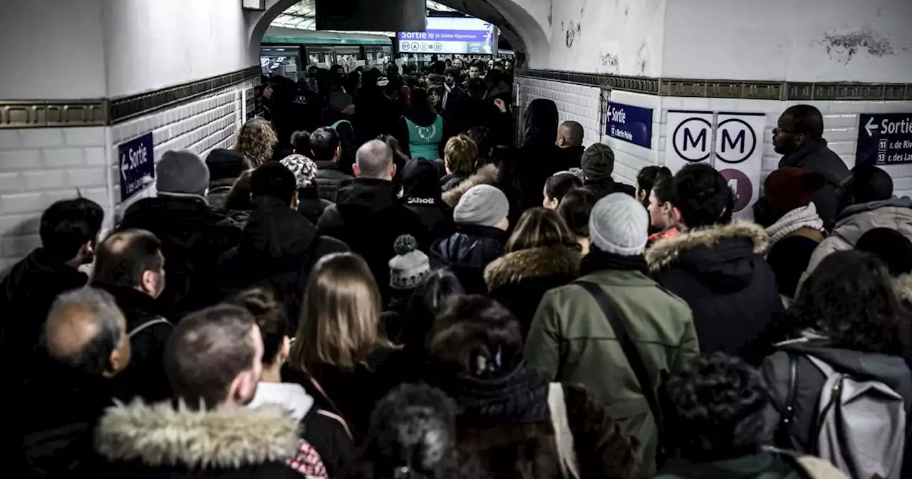 Réforme des retraites : légère amélioration du trafic à la RATP mercredi, mais le métro restera «très perturbé»