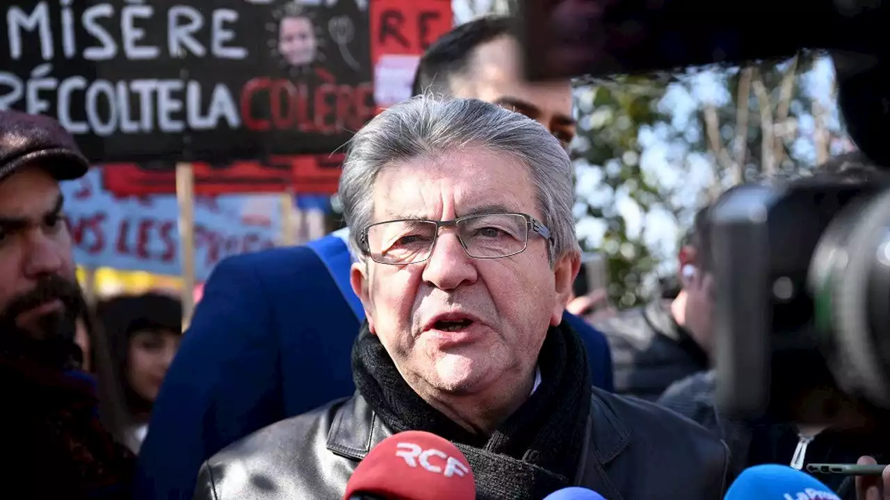 Retraites : Jean-Luc Mélenchon joue des coudes avec les syndicats