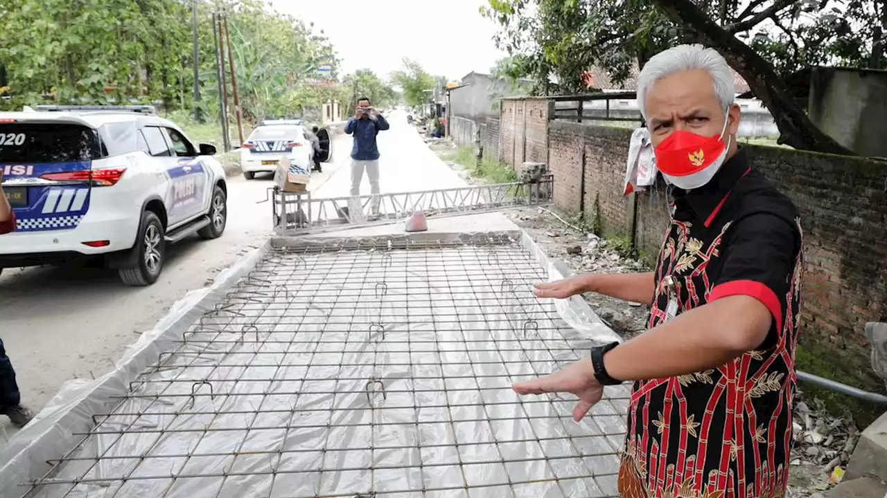 Ganjar Gelontorkan Anggaran Rp437 Miliar untuk Program Penyelenggaraan Jalan di Jateng