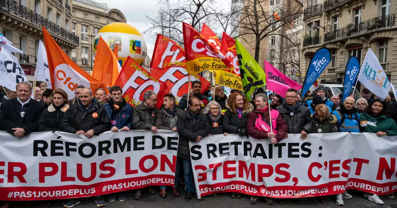 Retraites : l’intersyndicale annonce deux nouvelles journées de mobilisation, dont une samedi 11 mars