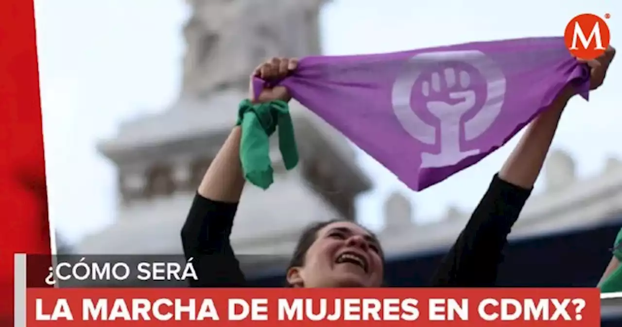 Marcha 8M por Día de Internacional de Mujer 2023 en CdMx