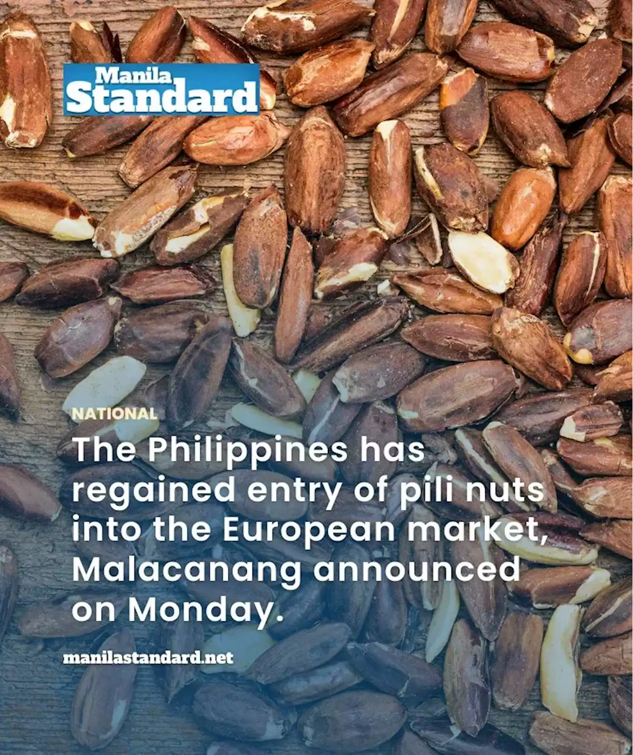 EU allows reentry of PH pili nuts