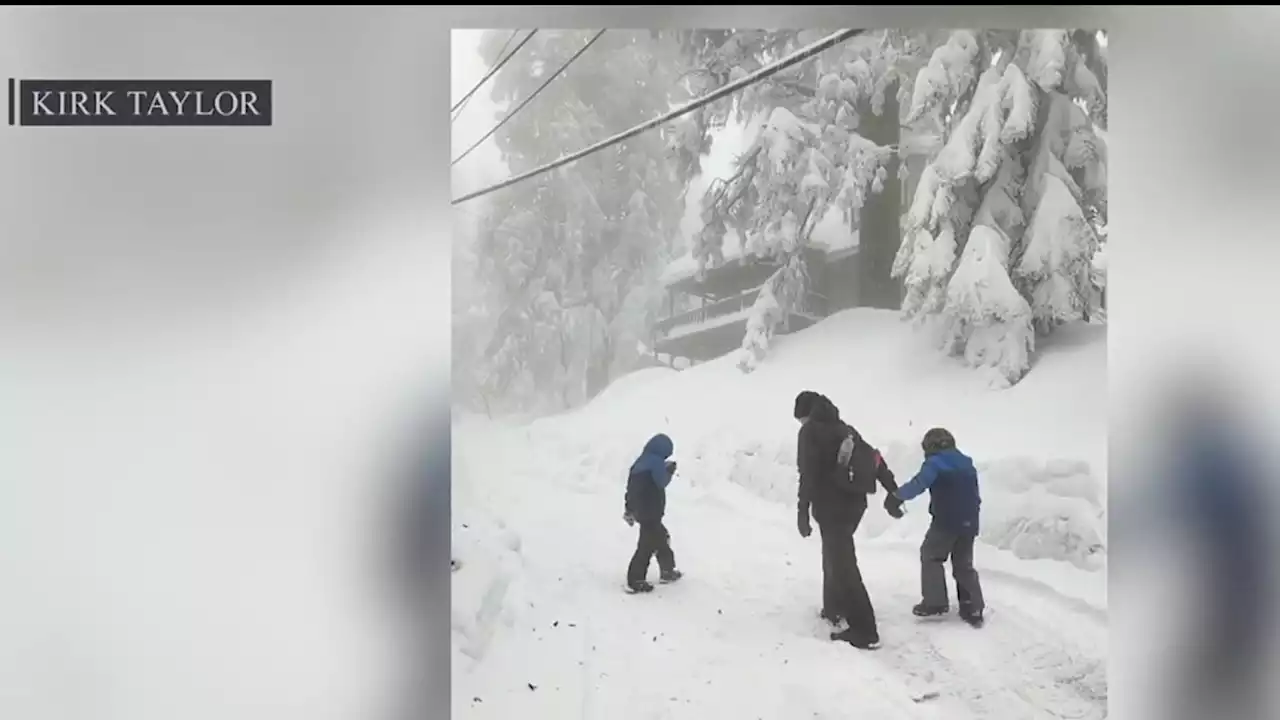 Lake Arrowhead Families Still Trapped in Heavy Snow Days After Storm