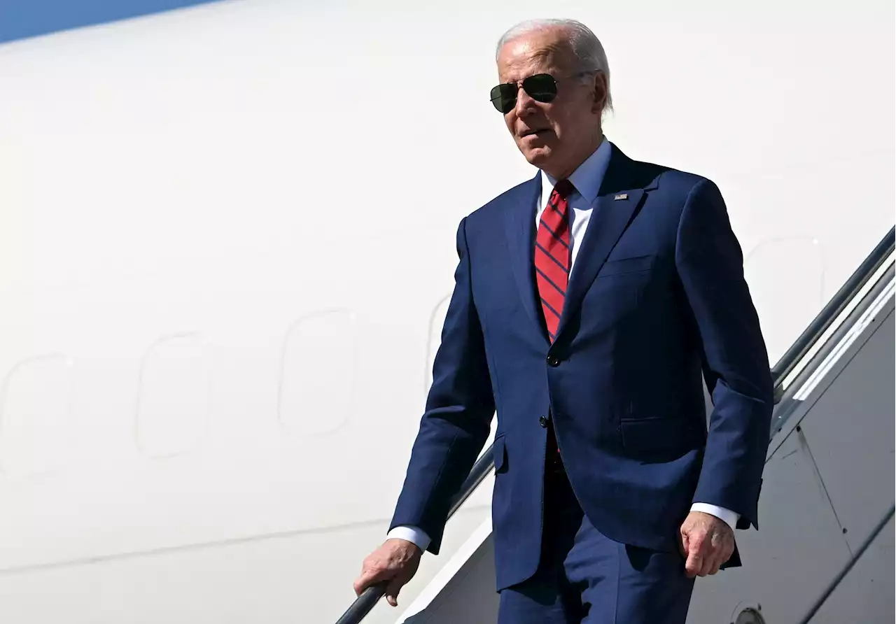 Joe Biden stumble on Air Force One sparks avalanche of jokes, memes