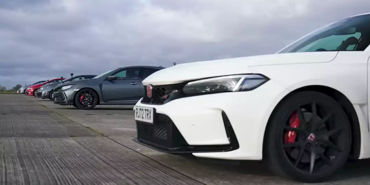 Watch Every Civic Type R Drag Race Together