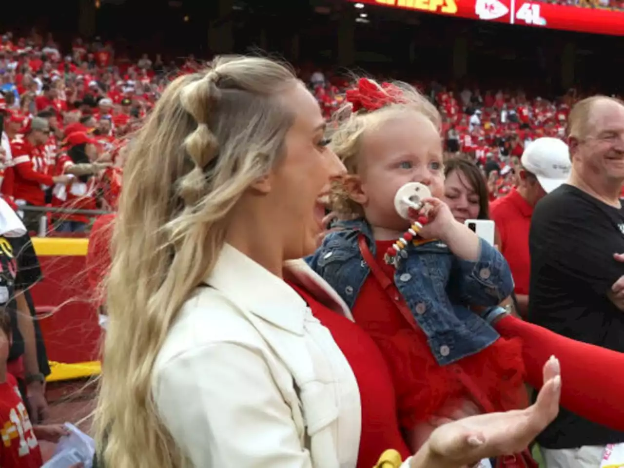 Sterling Mahomes & Mom Brittany Were Twinning on a Family Outing & Now We Want To Match Too