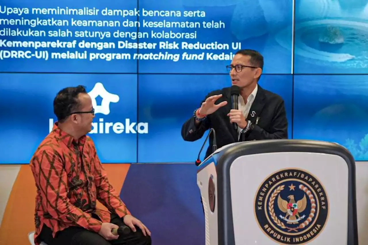 Mitigasi Risiko, Sandiaga Susun Pedoman Destinasi Wisata Aman Bencana