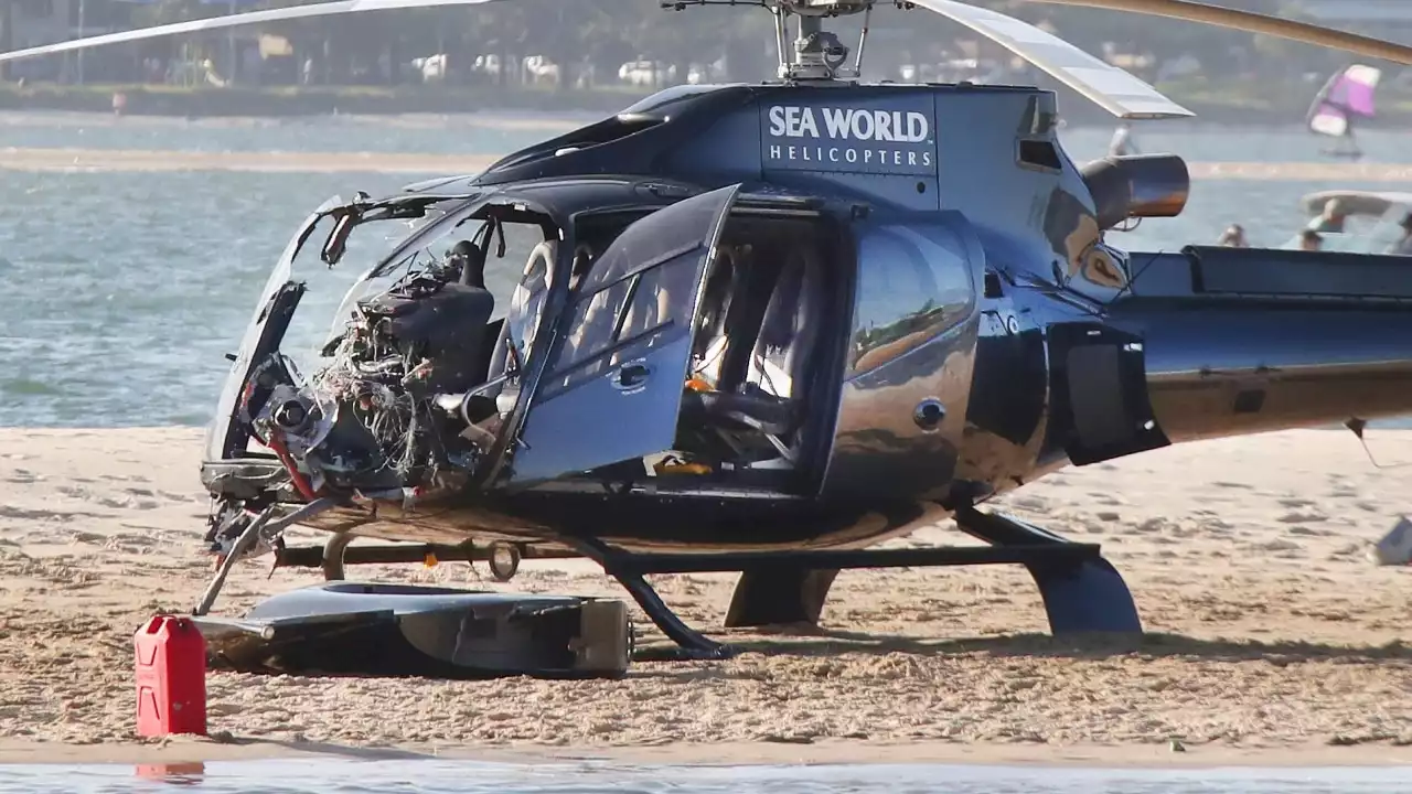 Investigators release first report into fatal Sea World chopper crash