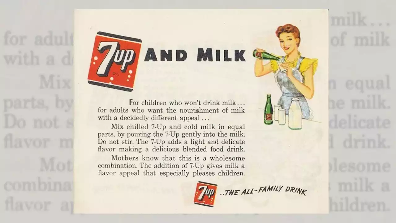 Is This Vintage '7-Up and Milk' Promotion Real?