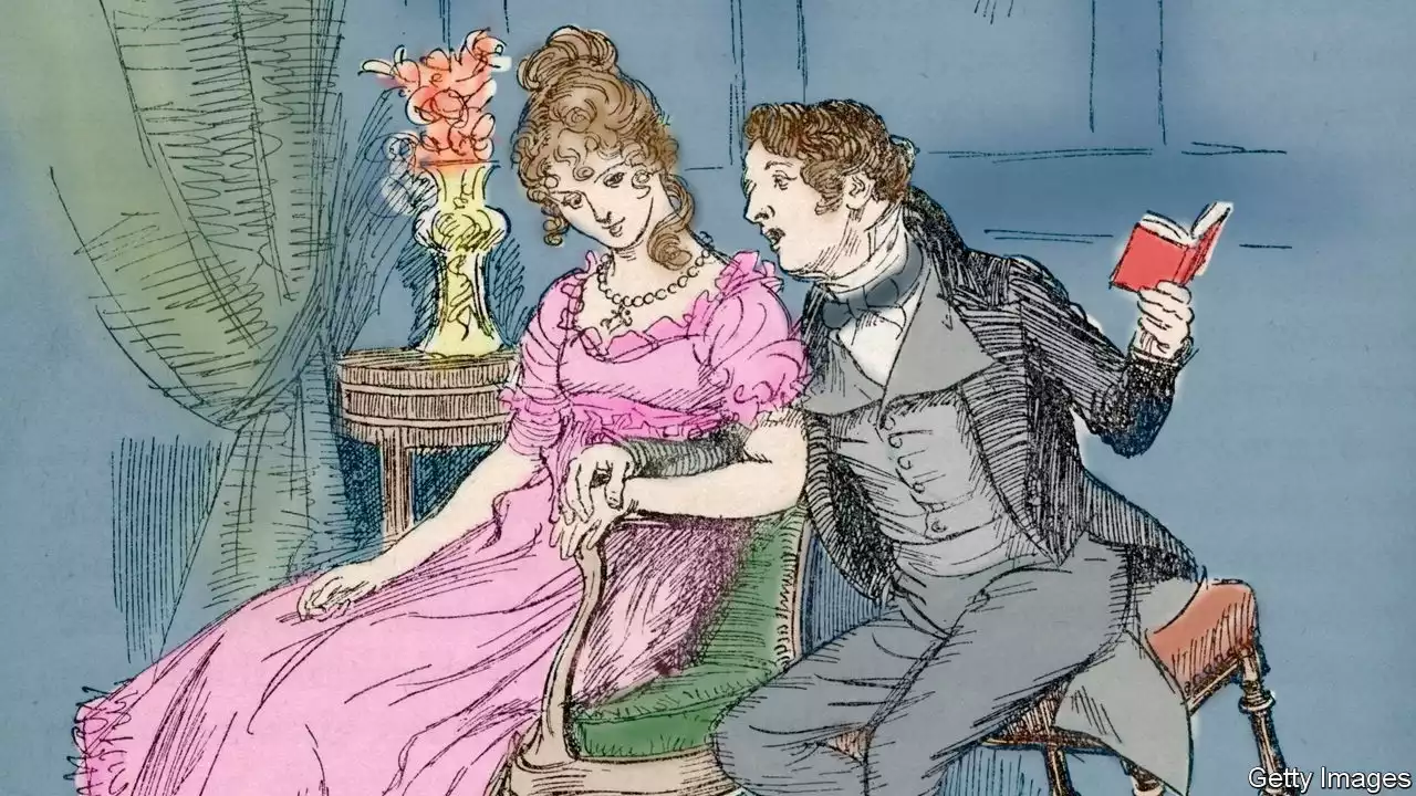 Sales of romance novels are rising in Britain