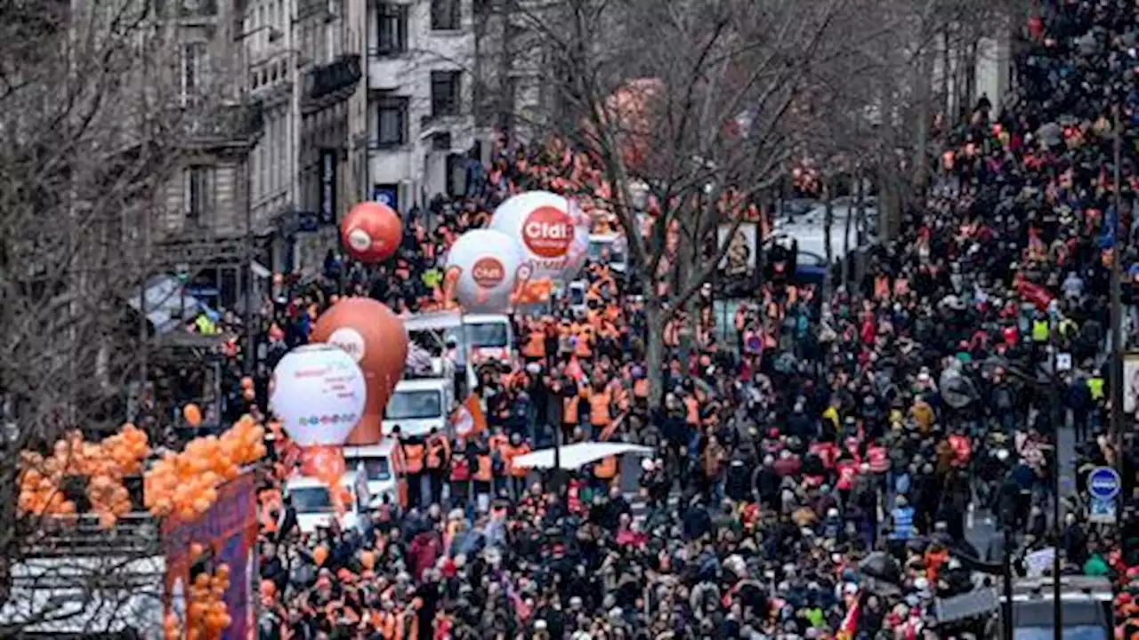 Millions join protests in France over Macron's pension reform