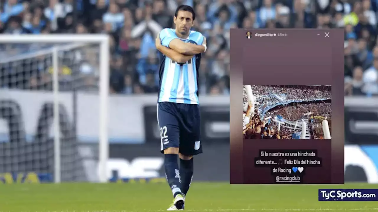 El MENSAJE de Diego Milito por el Día del Hincha de Racing - TyC Sports