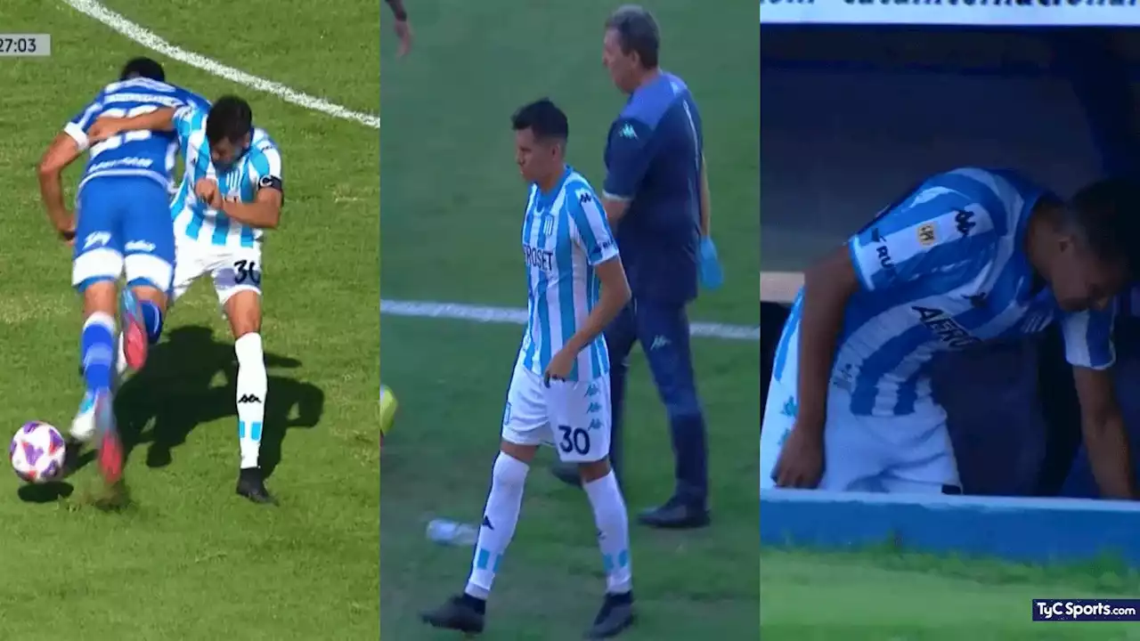 EXTREMA preocupación en Racing: Sigali salió lesionado - TyC Sports