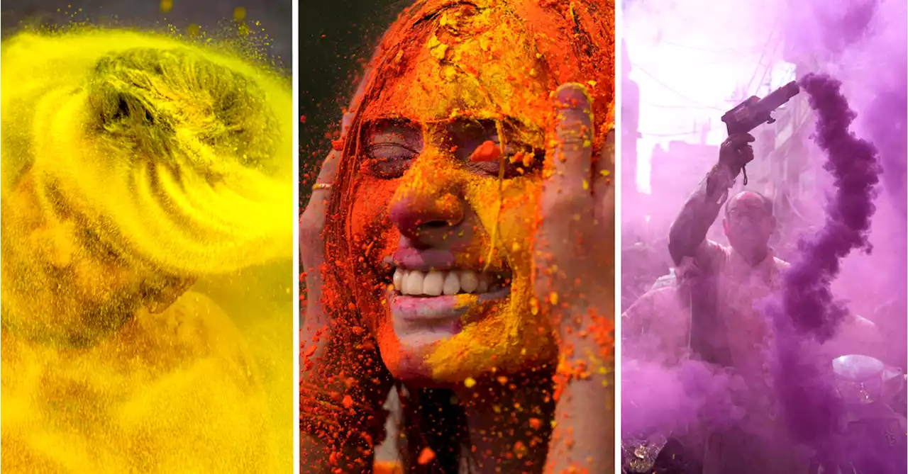 Millions celebrate Hindu festival with incredible displays of dye