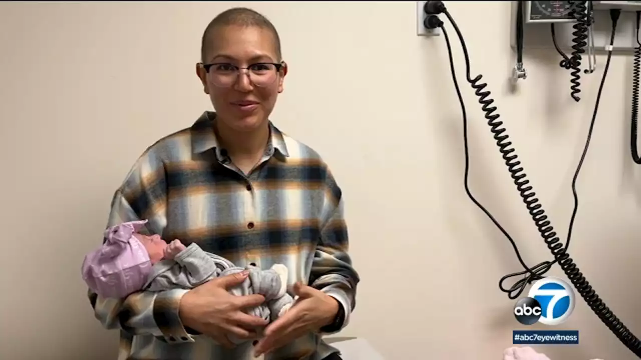 Santa Ana woman gives birth after being diagnosed with breast cancer 3 months into pregnancy