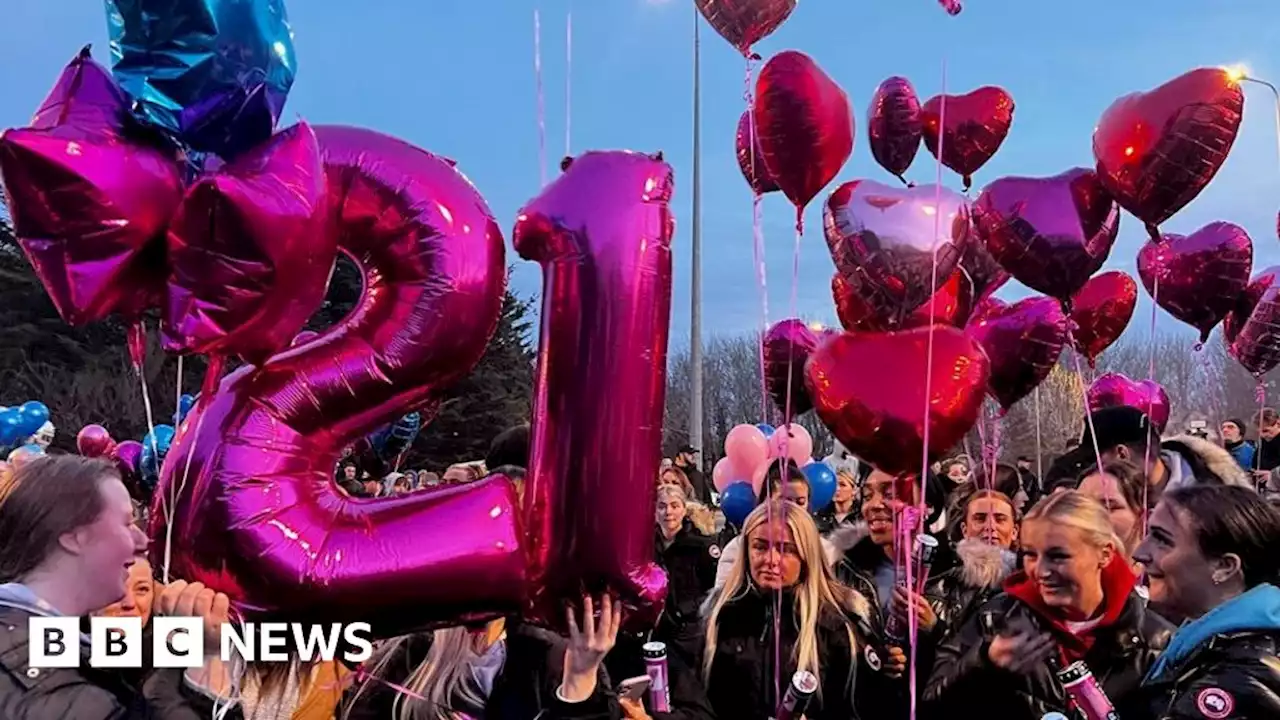 Cardiff car crash: Hundreds attend St Mellons vigil