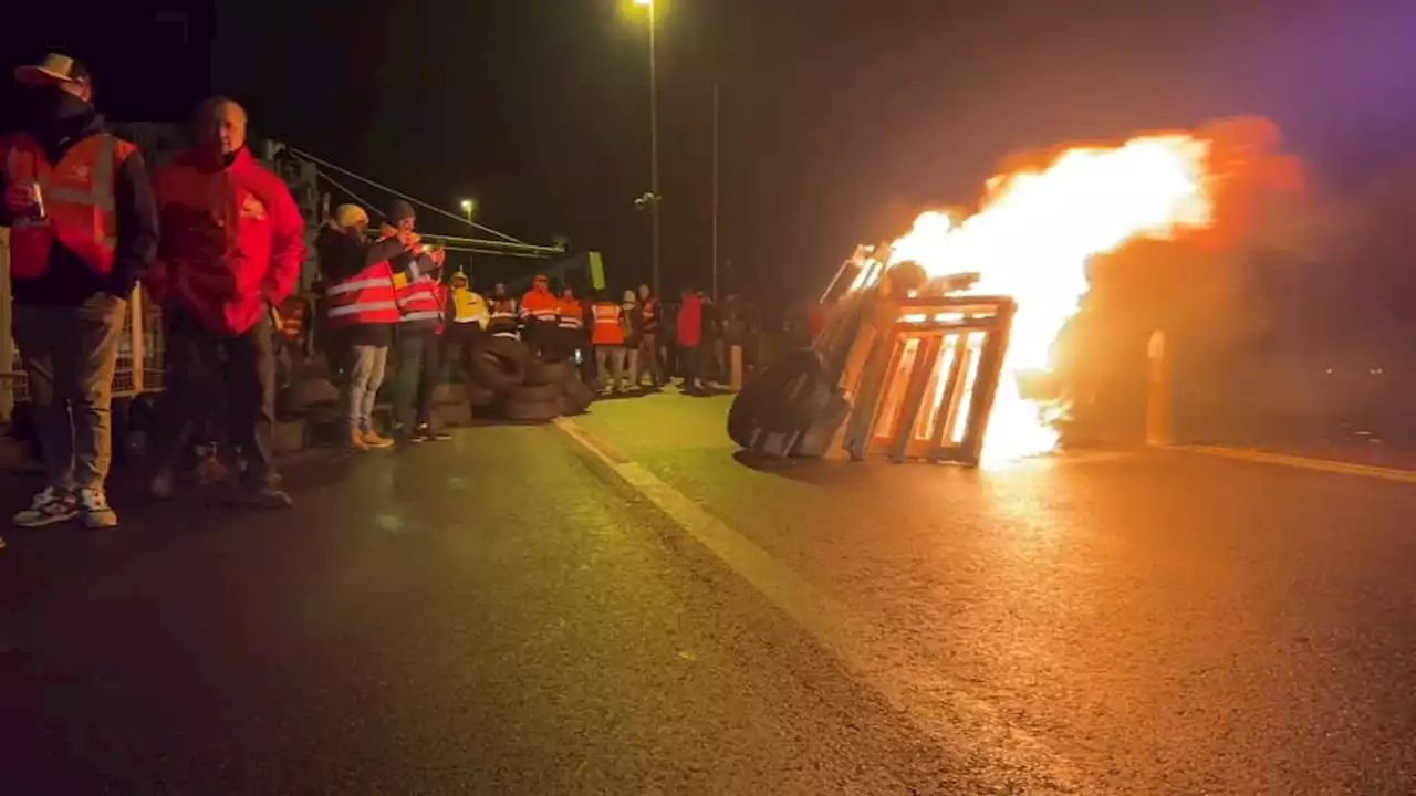 Ifs, Rouen, Le Havre: de nombreuses actions de blocage en cours en Normandie ce mercredi matin