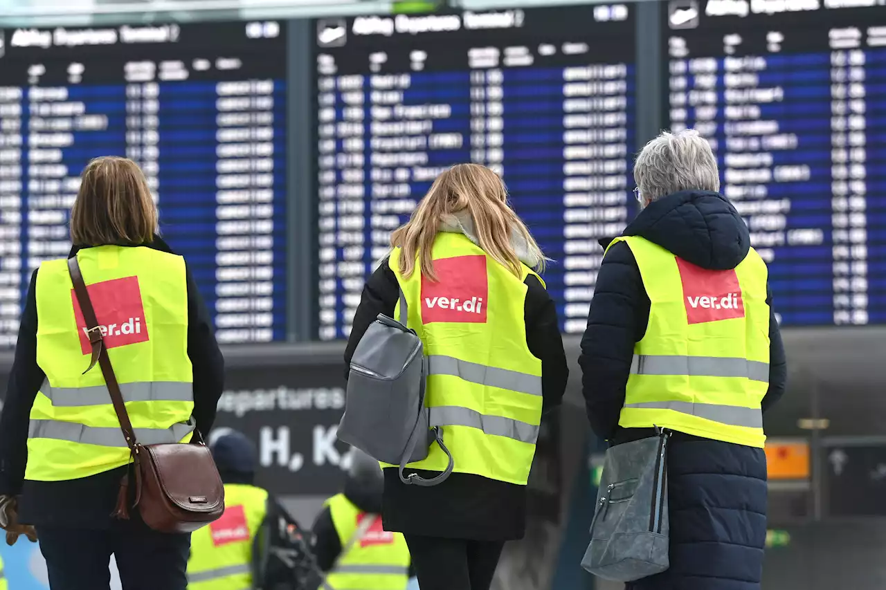 Warnstreik am Flughafen München am Freitagvormittag