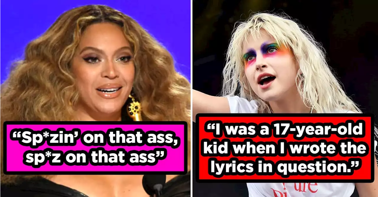 14 Problematic Lyrics That Were So Shameful, They Got Changed After Being Released