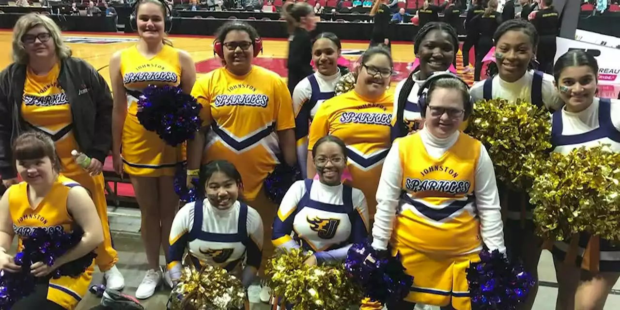 Cheer squad shines spotlight on inclusivity during basketball tournament