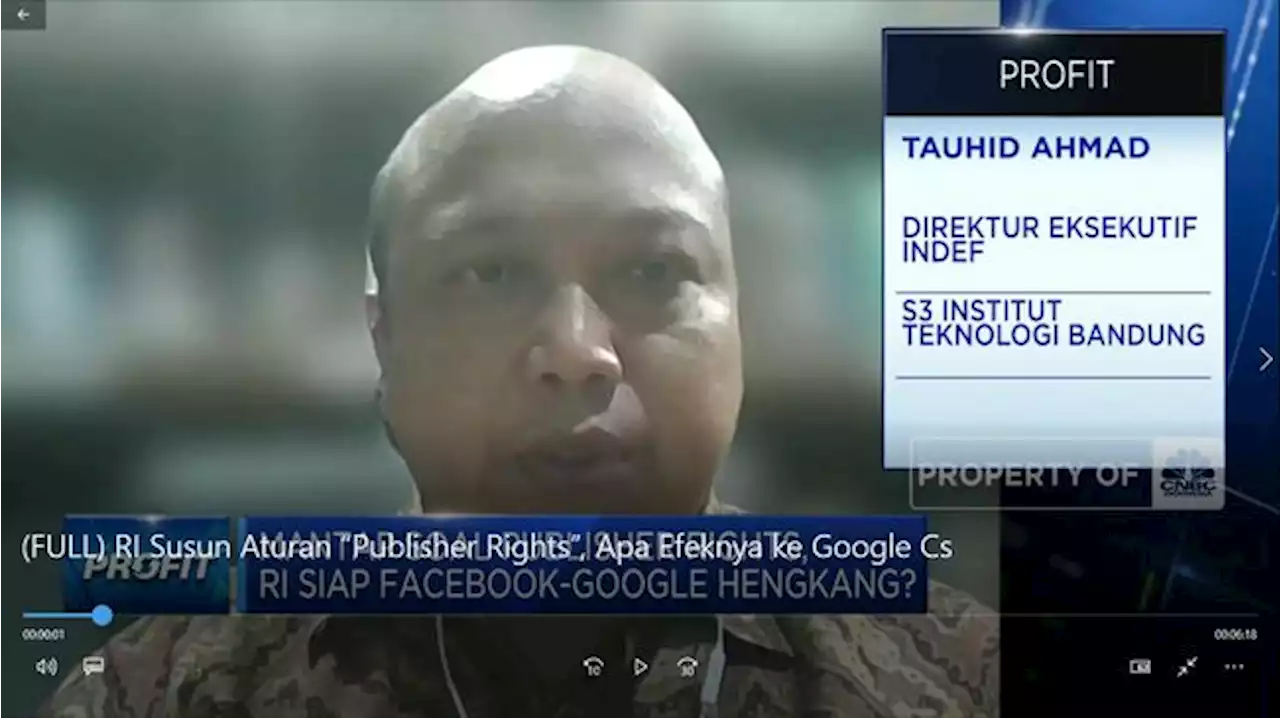 RI Susun Aturan 'Publisher Rights', Apa Efeknya ke Google Cs?