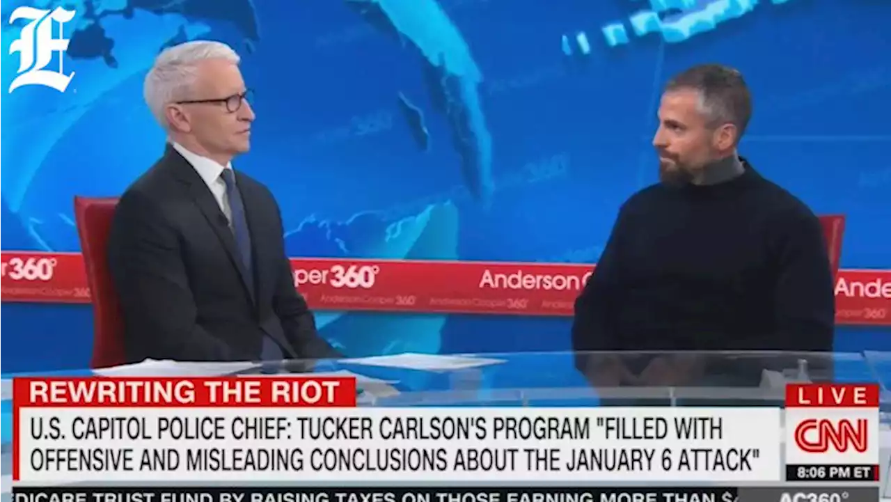 WATCH: Anderson Cooper lampoons Tucker Carlson amid release of Jan. 6 footage