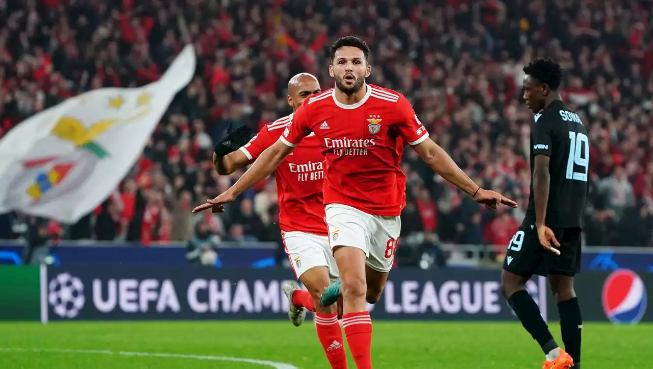 Fußball: Benfica steht im Champions League-Viertelfinale - Souveräner Sieg gegen Brügge