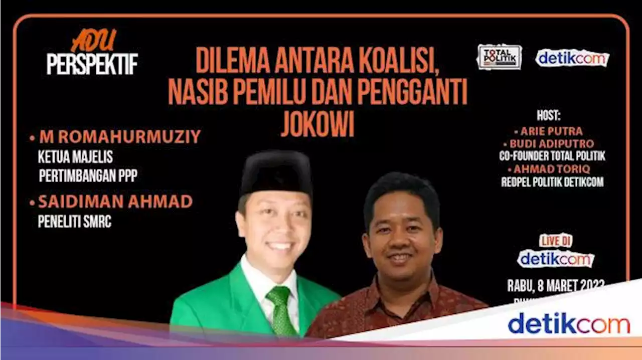 LIVE! Adu Perspektif: Dilema Koalisi, Nasib Pemilu, dan Pengganti Jokowi