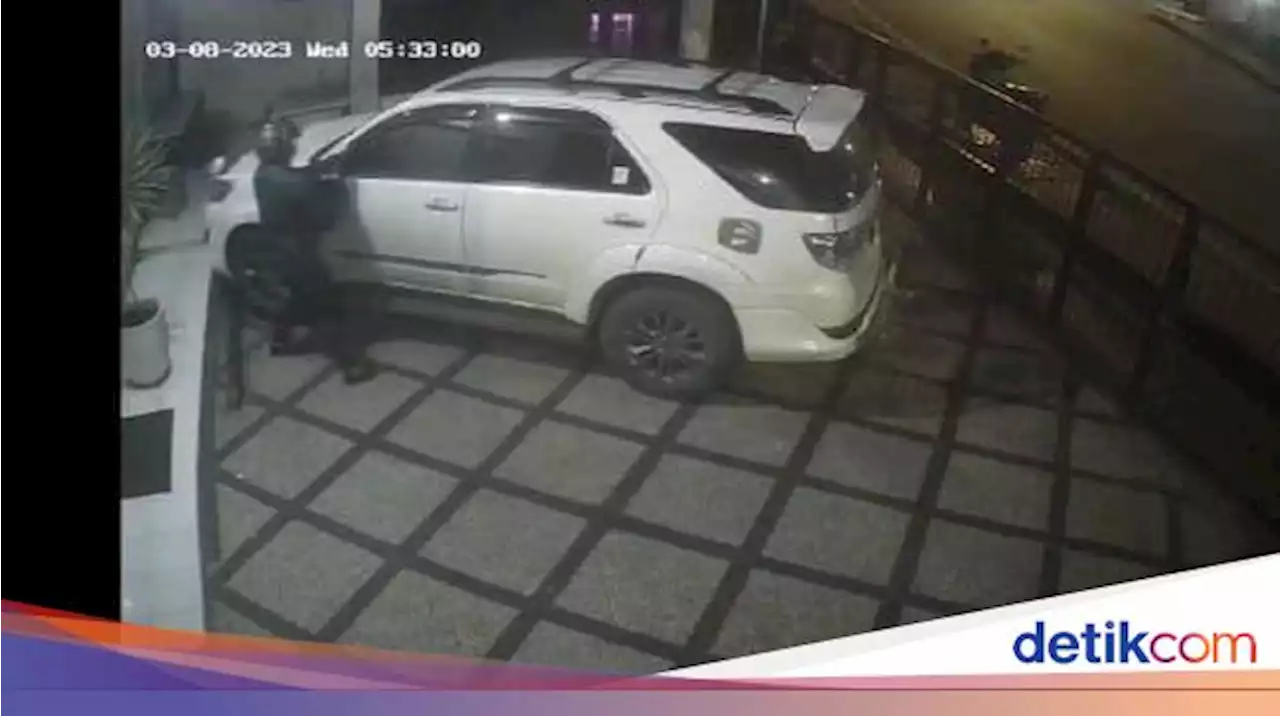 Maling Congkel Spion Fortuner di Rumah Anggota DPRD Bogor, Polisi Cek TKP