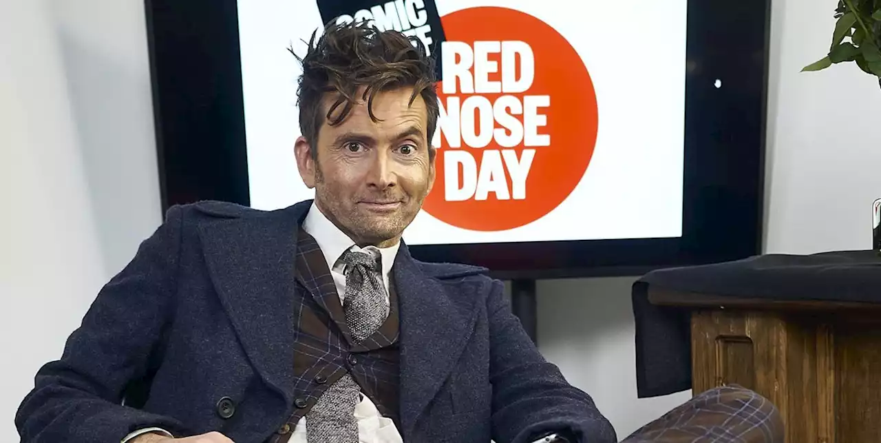 Doctor Who shares new look at David Tennant's costume in Comic Relief sketch