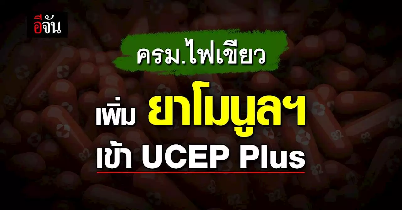 ครม. อนุมัติ เพิ่ม ยาต้านไวรัส โมนูลพิราเวียร์ ในบัญชี UCEP Plus