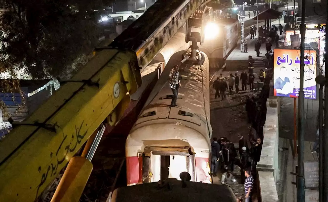 Tren se descarrilla en el norte de Egipto y deja dos muertos y 16 heridos