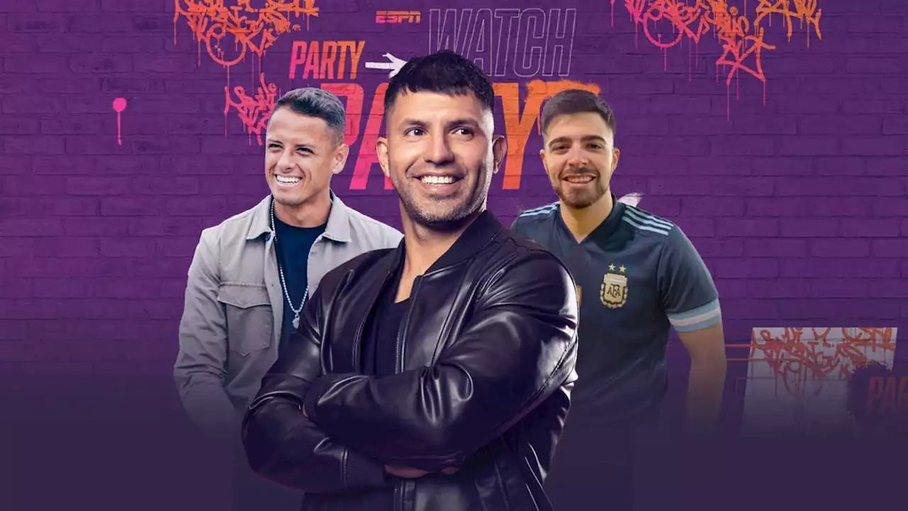 Watch Party del 'Kun' Agüero con 'Chicharito', en la vuelta del Bayern-PSG por Star+