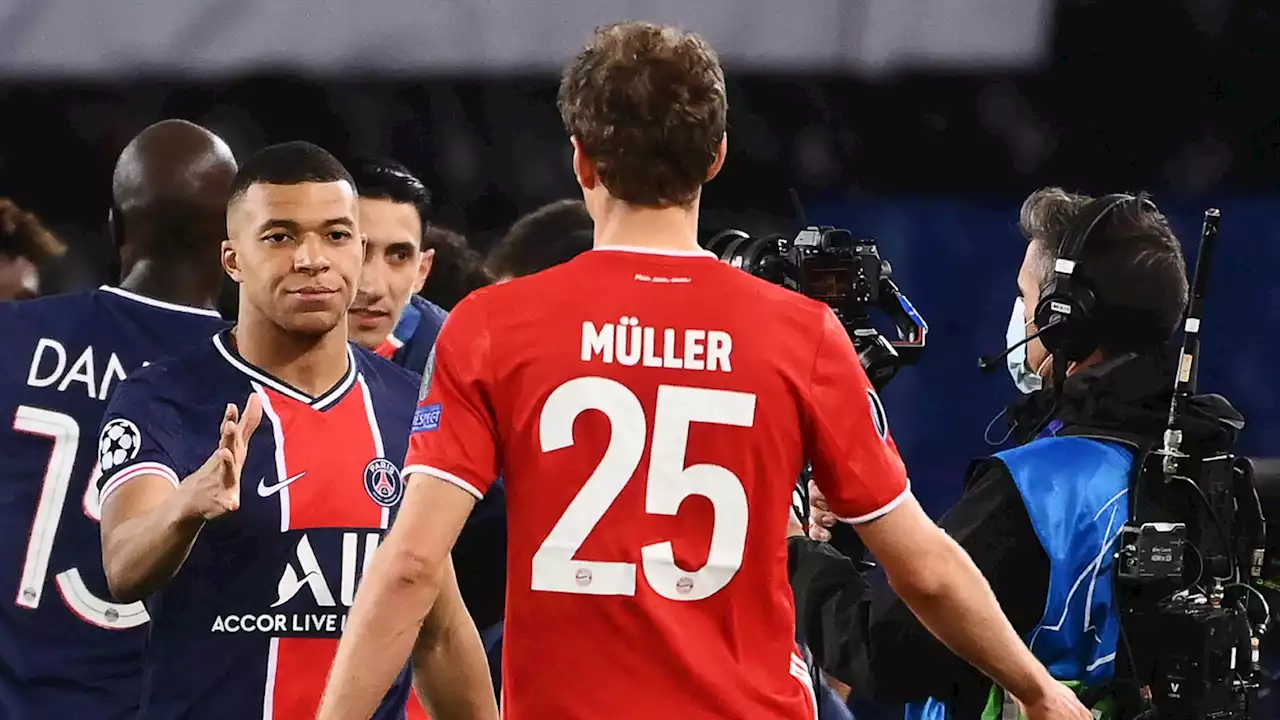 FC Bayern - PSG: Thomas Müller kontert Favoriten-Aussage von Paris-Star Kylian Mbappé