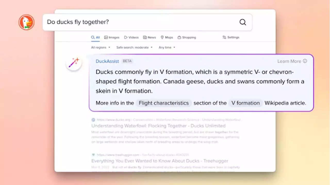 DuckDuckGo presenta DuckAssist, su inteligencia artificial basada en ChatGPT