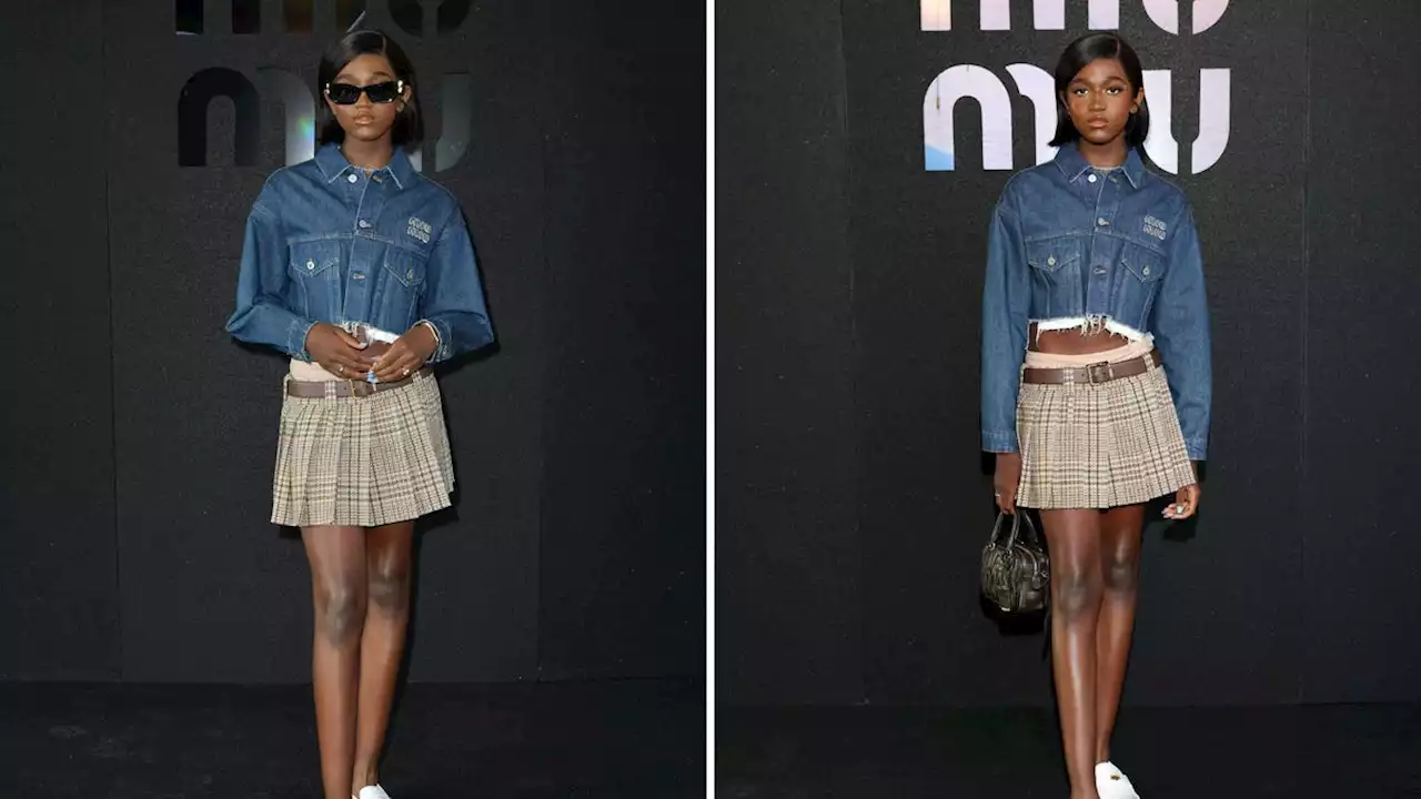 Zaya Wade Made Her Debut as a Runway Model