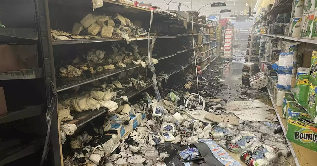 Fire crews put out blaze at First Avenue Fry's Tuesday